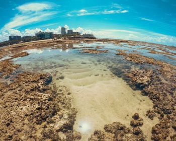 View of beach against sky