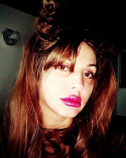 Portrait of beautiful woman