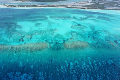 Aerial view of sea