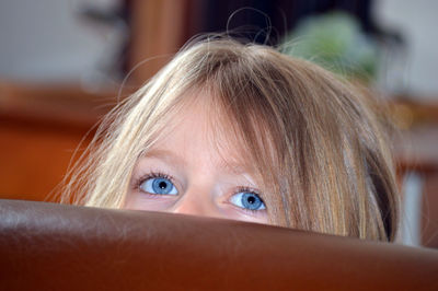 Close-up portrait of woman with eyes closed