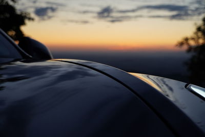 Scenic view of sky during sunset