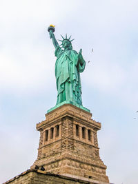 Low angle view of statue