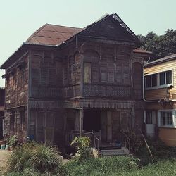 Low angle view of building against sky