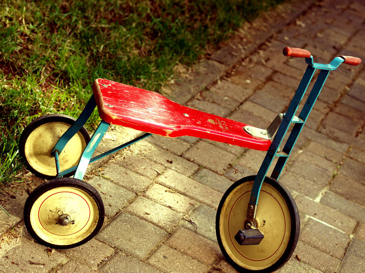 Retro, bike, bicycle, toy, tricycle