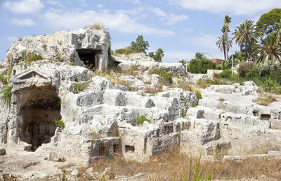 Old ruins against sky