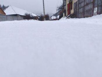 Snow covered landscape