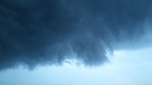 Low angle view of clouds in sky