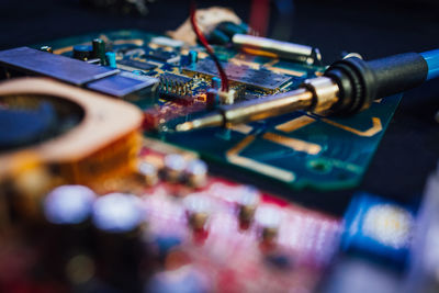 Close-up of computer keyboard