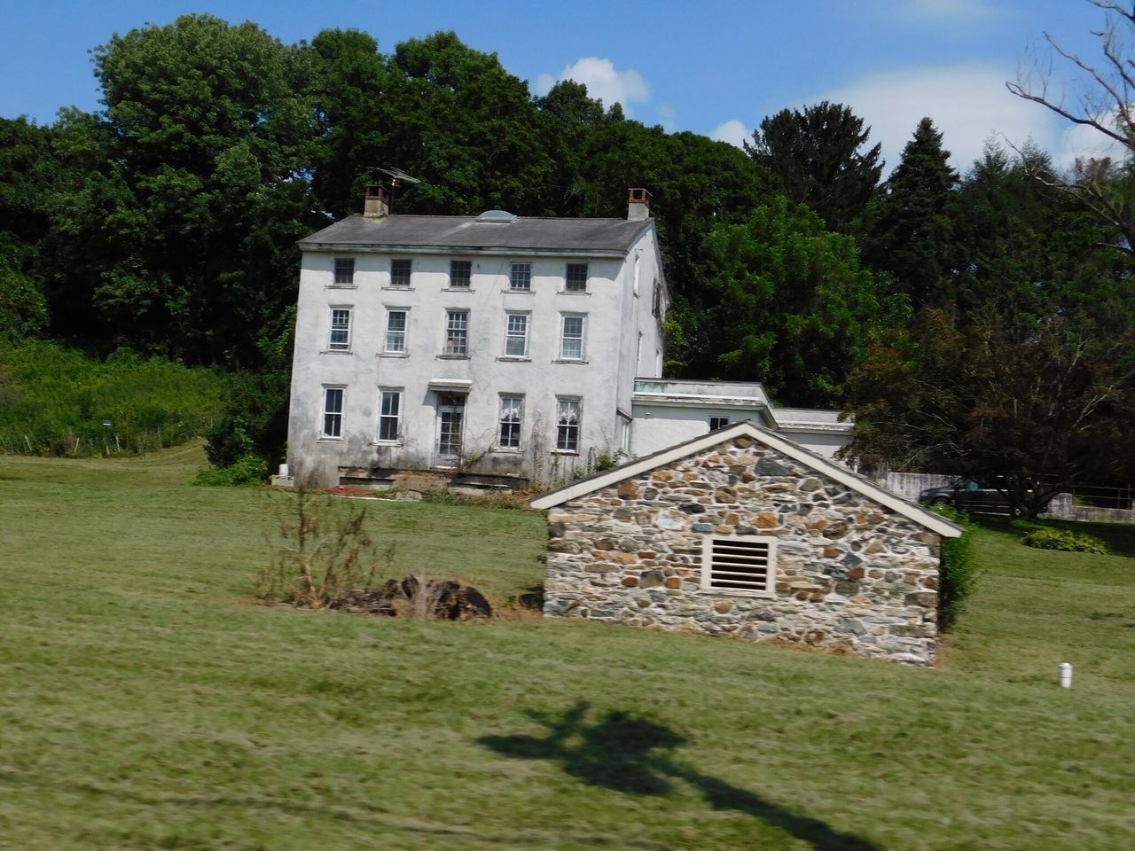 HOUSE BY TREES