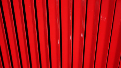 Full frame shot of red fence