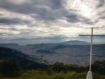 Scenic view of landscape against sky