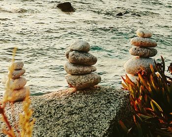 Rocks on beach