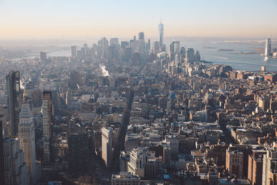 Aerial view of city