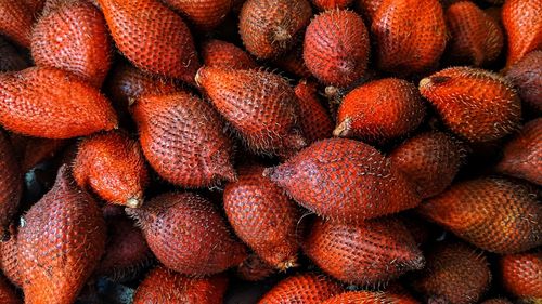 Full frame shot of strawberries