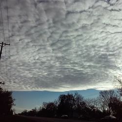 Scenic view of cloudy sky