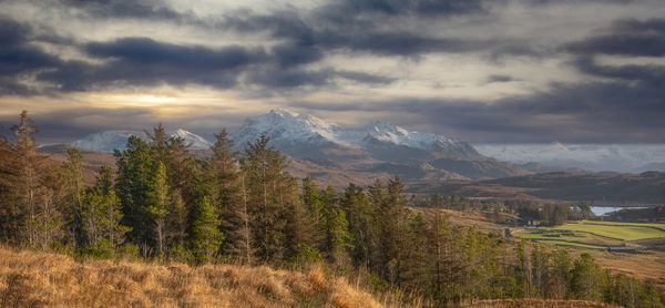 Scenic view of landscape against sky