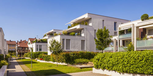 Germany, fellbach, passive house development area