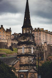 Low angle view of old building