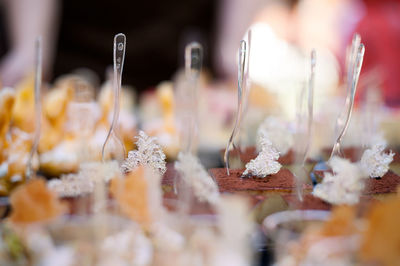 Close-up of flowers for sale in market