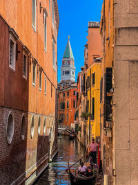 Boats in canal