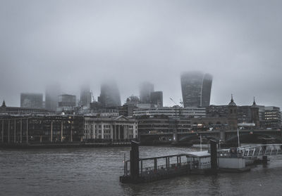 View of city at waterfront