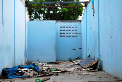 View of abandoned building