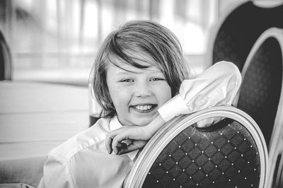 Portrait of a smiling girl