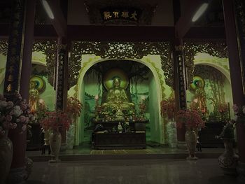 Statue in temple