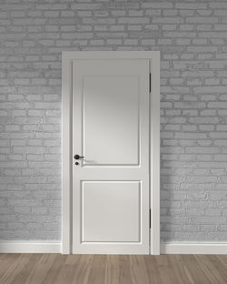 Open door of house