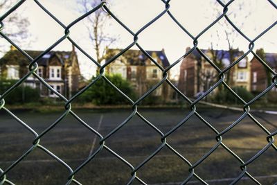 Close-up of chainlink fence