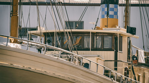 Old vapor ship for water delivery is preserved in vigo 