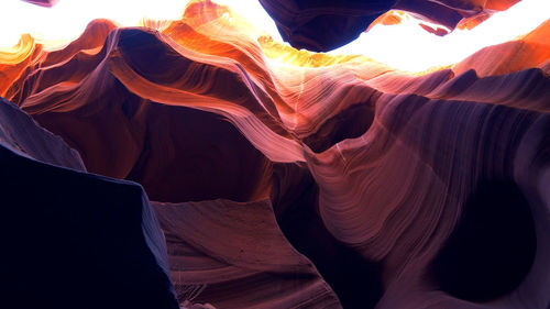 Panoramic view of rock formations