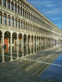 Built structure in water
