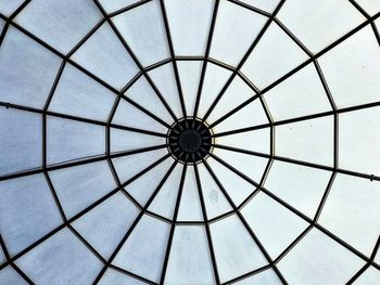 Low angle view of skylight