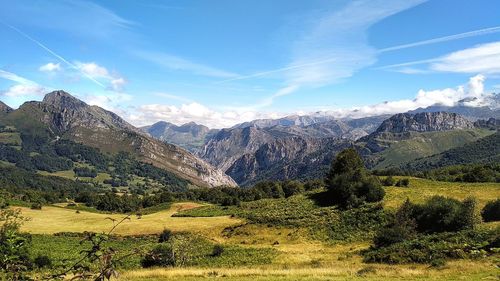 Scenic view of landscape against sky