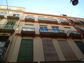 Low angle view of building against sky