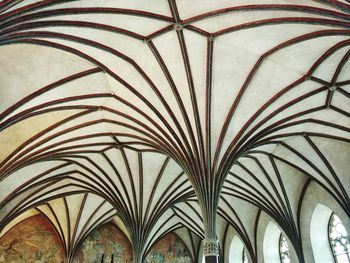 Low angle view of ceiling