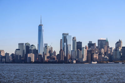 View of city at waterfront