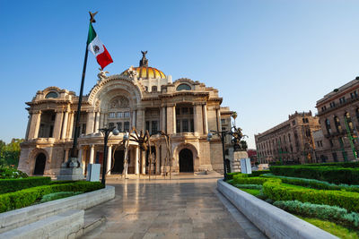 Low angle view of building against sky