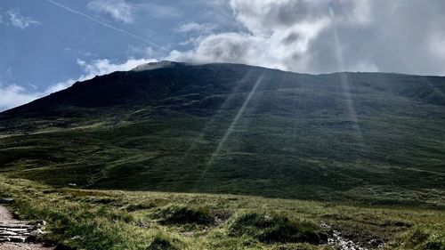 Scenic view of landscape against sky