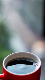 Close-up of coffee cup