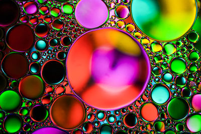 Full frame shot of bubbles