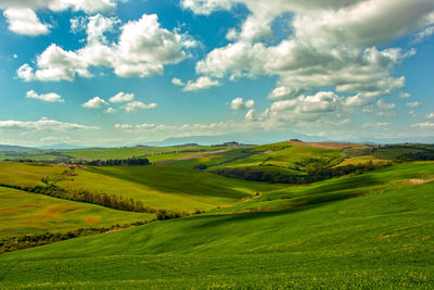 Scenic view of landscape against sky