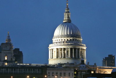 Low angle view of empire state building