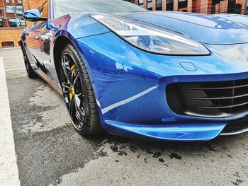 View of car parked on road