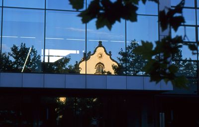 View of church against blue sky