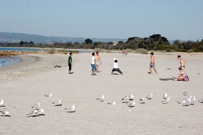 People at beach