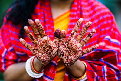 This is the part one of indian the hindu wedding rituals. close-up.