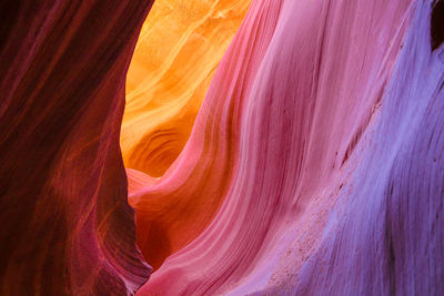 Full frame shot of red rock canyon