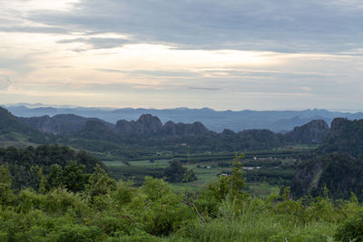 Scenic view of landscape against sky